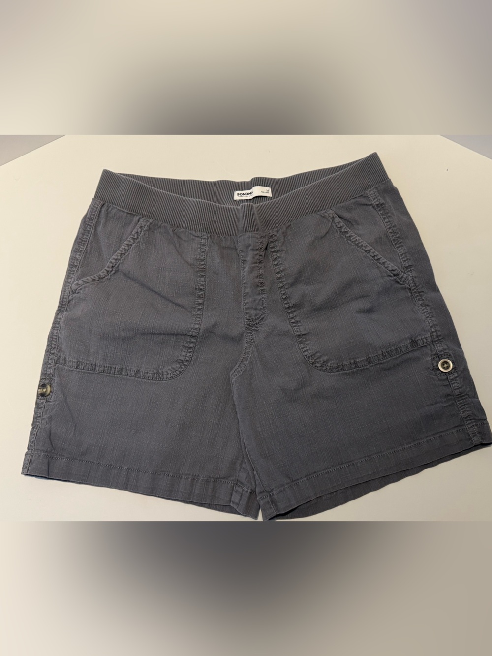 Women's Bundle Sonoma pull on Shorts Black &Gray-Medium - Picture 3 of 10